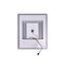 Cwi Lighting Abigail Rectangle Matte White LED 30 in. Mirror 1233W30-36 - alternate 3